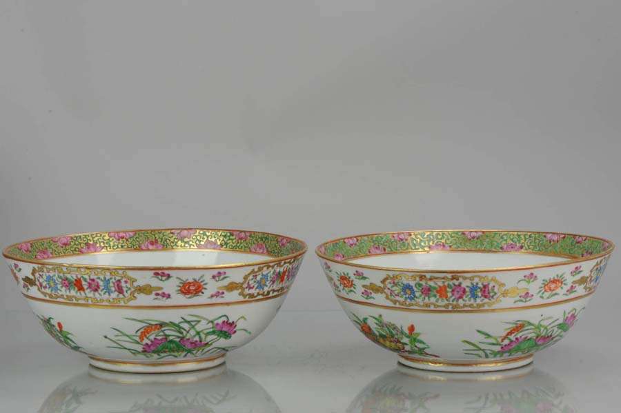 Details about   4.7”rare China antique Qing qianlong famille rose yellow blessing flower bowl 