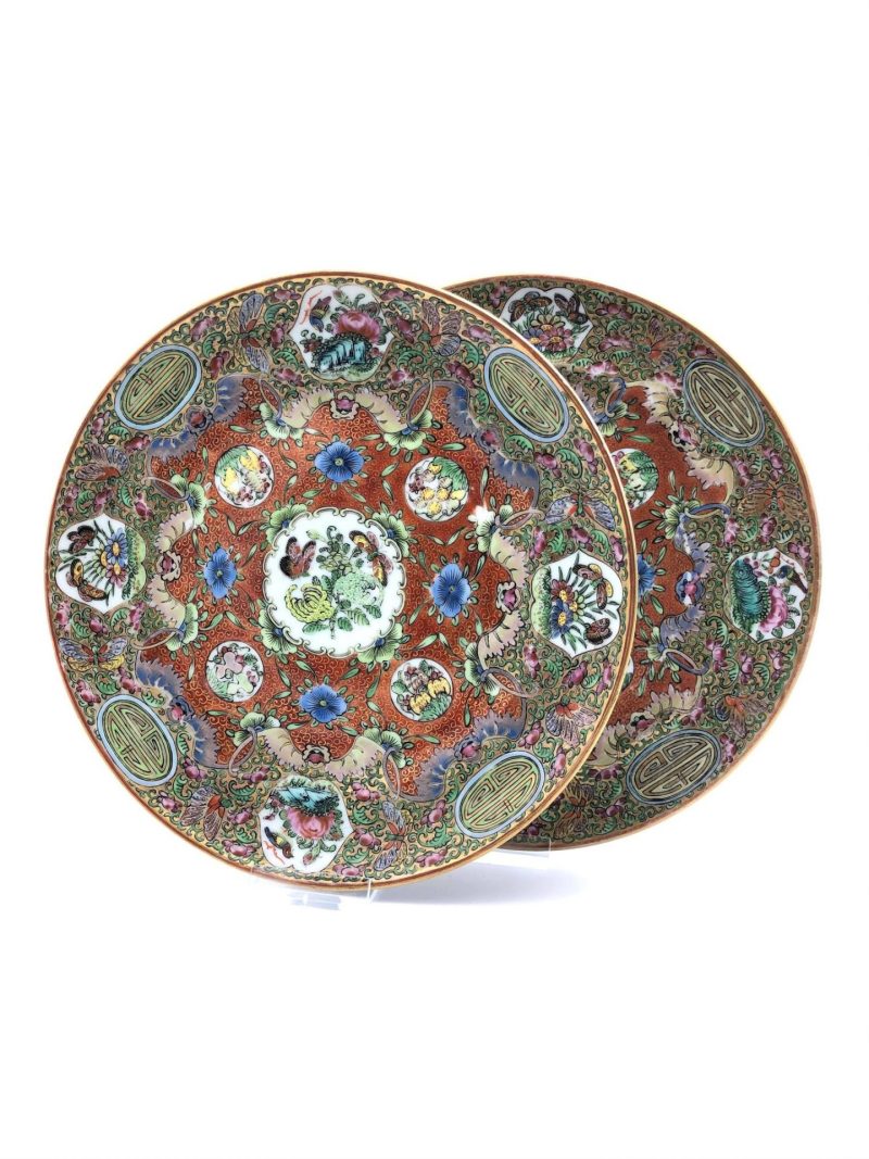 Famille Rose Canton Plate