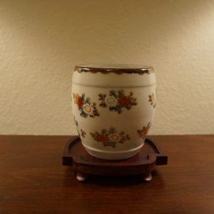 古董日本久田雅基瓷花瓶 19C
