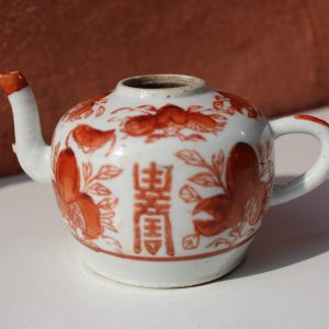 Porcelain tea pot CHINA, Tongzhi, 19th century