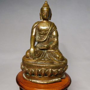 Tibetan gilt copper alloy Buddha