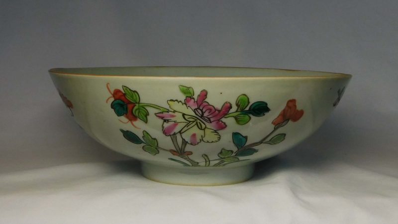Guangxu floral spray bowl