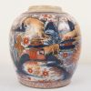 18th century kangxi clobbered blue white ginger jar