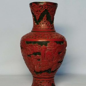 Guangxu Cinnabar Vase