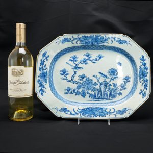 Chinese Export Platter with Bird Design 18th Century