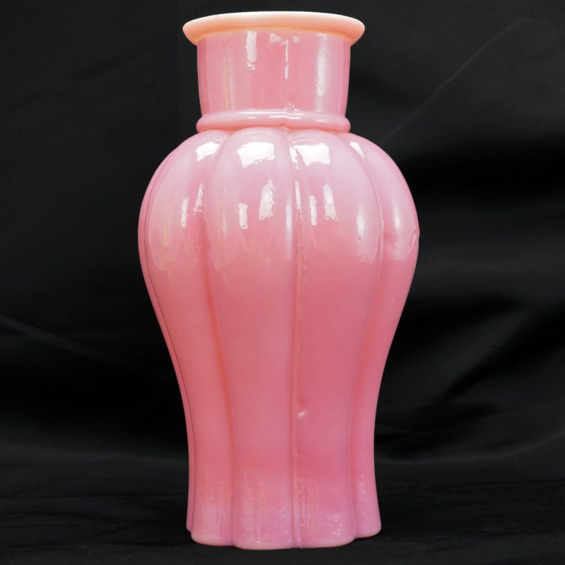 Chinese Pink Cased Peking Glass Vase