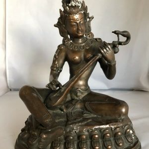 Chinese Vintage Antique Tibetan Solid Bronze Buddha “12” (H) 3.9 KG #MD435