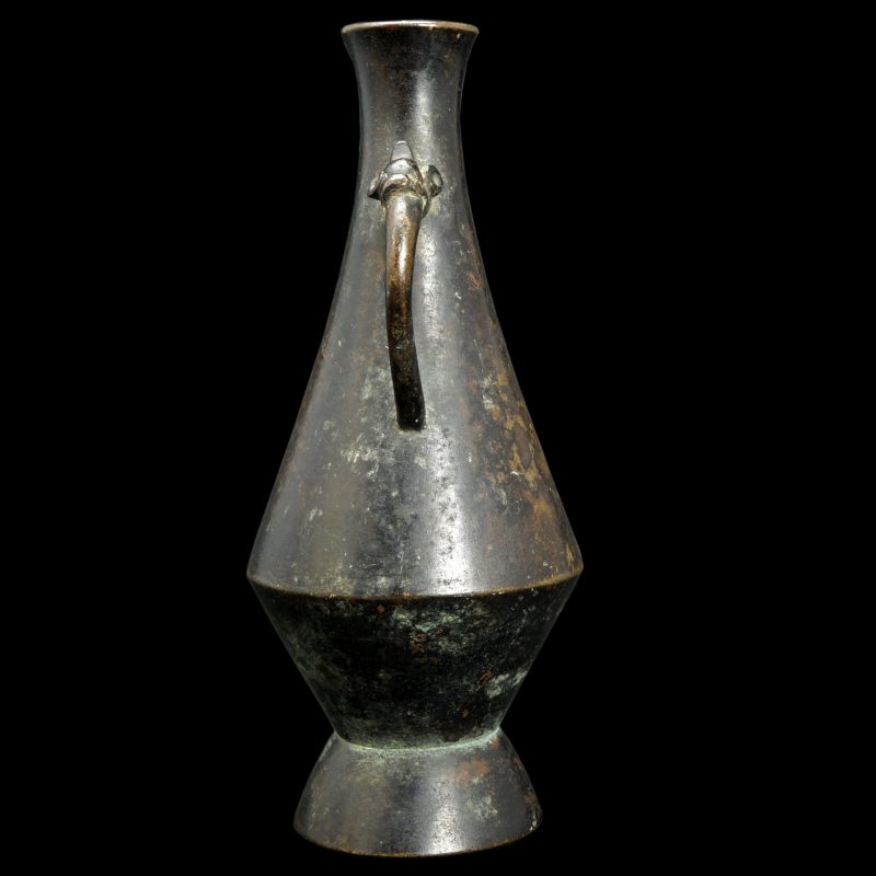 Side view Ming/Qing Bronze Scholar Vase