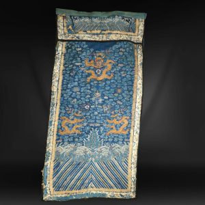Chinese Kesi Dragon Robe Fragment 19th Century